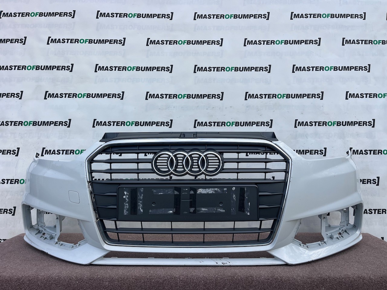 Audi A1 Se Lift Hatchback 2015-2018 Front Bumper No Pdc No Jets Genuine [a98]