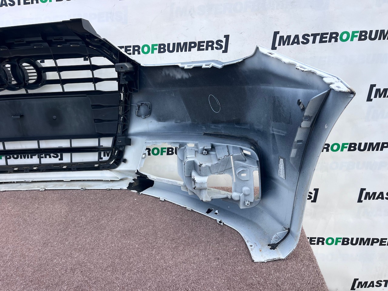 Audi A1 Se Lift Hatchback 2015-2018 Front Bumper No Pdc No Jets Genuine [a98]