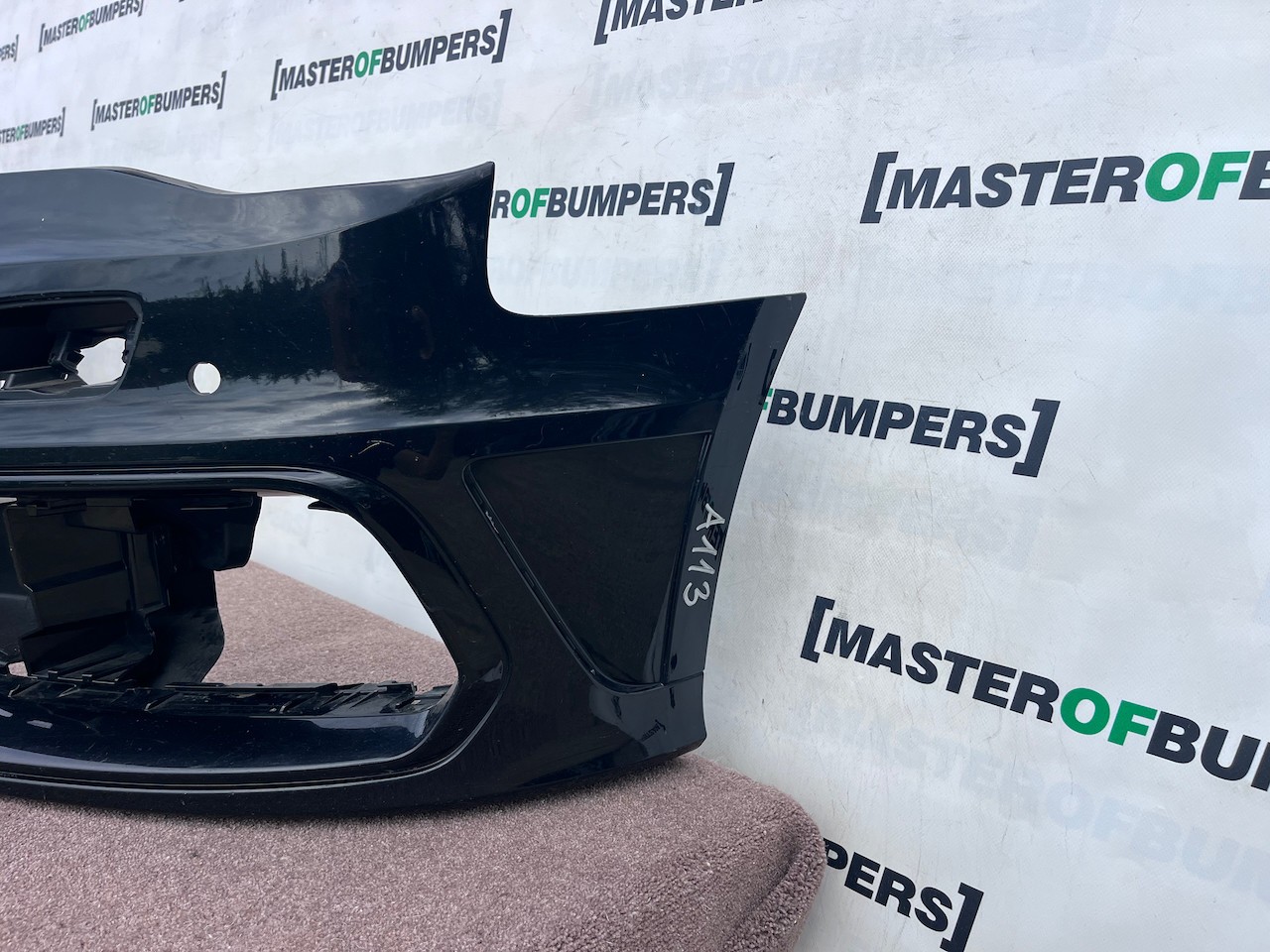 Audi A3 S Line S3 Hatchback 8v 2013-2016 Front Bumper 4 Pdc Jets Genuine [a113]