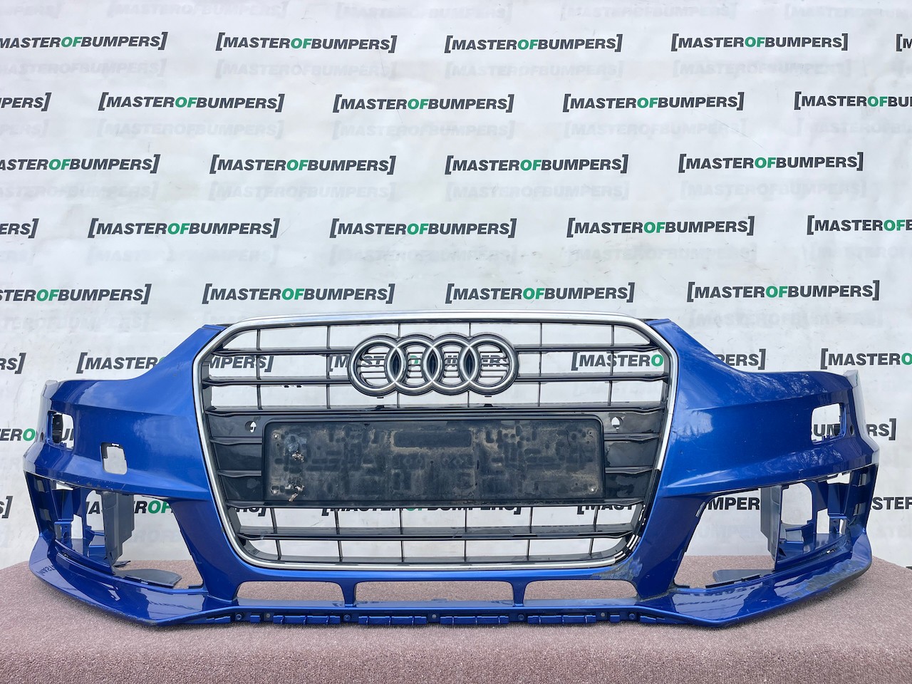 Audi A4 S-line Competition B8 Lift 2012-2015 Front Bumper 4 Pdc Genuine [a118]