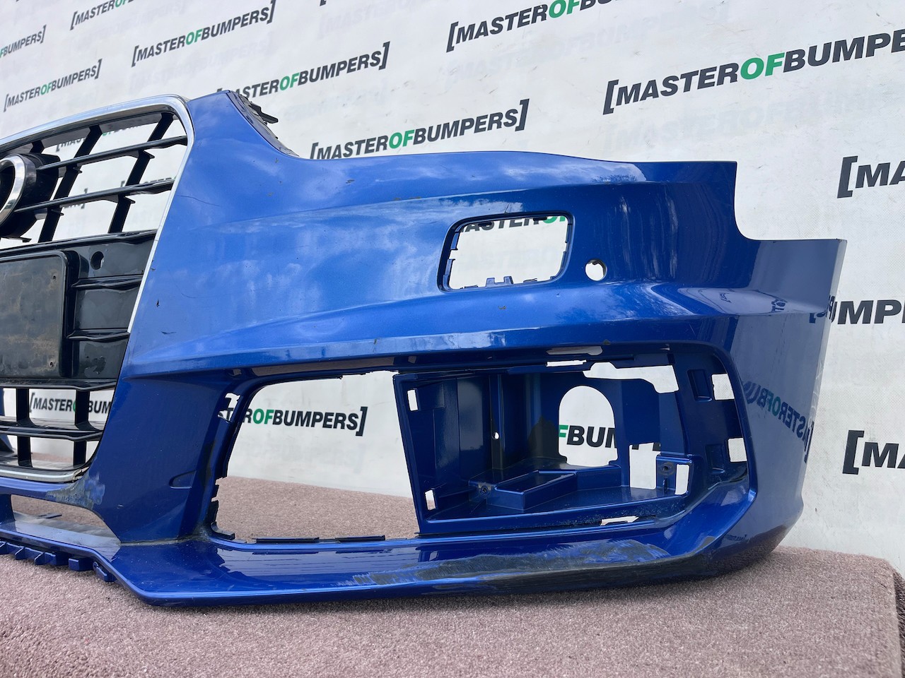 Audi A4 S-line Competition B8 Lift 2012-2015 Front Bumper 4 Pdc Genuine [a118]
