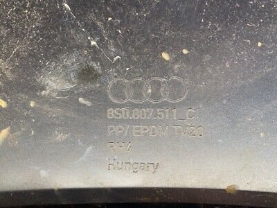 Audi Tts S Line Mk3 2015-2019 Rear Bumper In Blue With Difuser Genuine [a551]