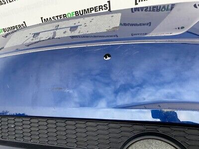 Audi Tts S Line Mk3 2015-2019 Rear Bumper In Blue With Difuser Genuine [a551]