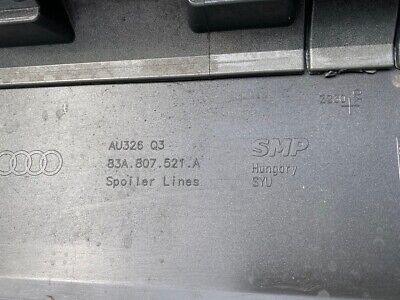 Audi Q3 Sport 2019-on Rear Bumper In Grey 6 X Pdc Genuine [a606]