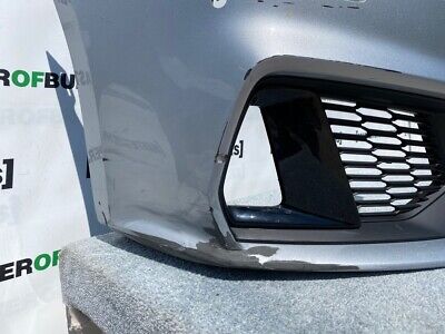 Audi A7 S Line Mk2 2019-on Front Bumper In Silver 4x Pdc Genuine [a679]