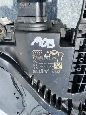 Audi A7 S Line Mk2 2018-2021 Right Headlight O/s Full Led Genuine [4k8]