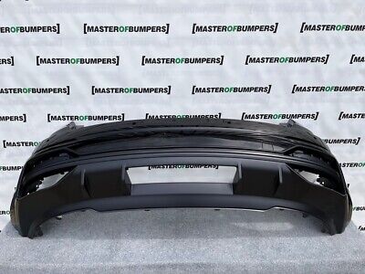 Audi Q3 Vorsprung Hatchback 2019-on Rear Bumper Black 4 Pdc Genuine [a32]