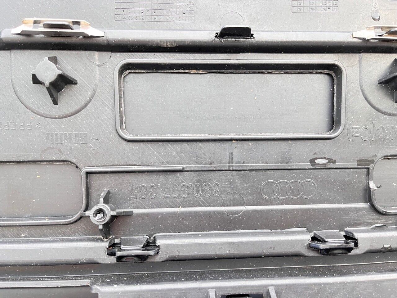 Audi Tt S Line Tts 2015-2018 Rear Bumper Blue 4 Pdc Genuine [a145]