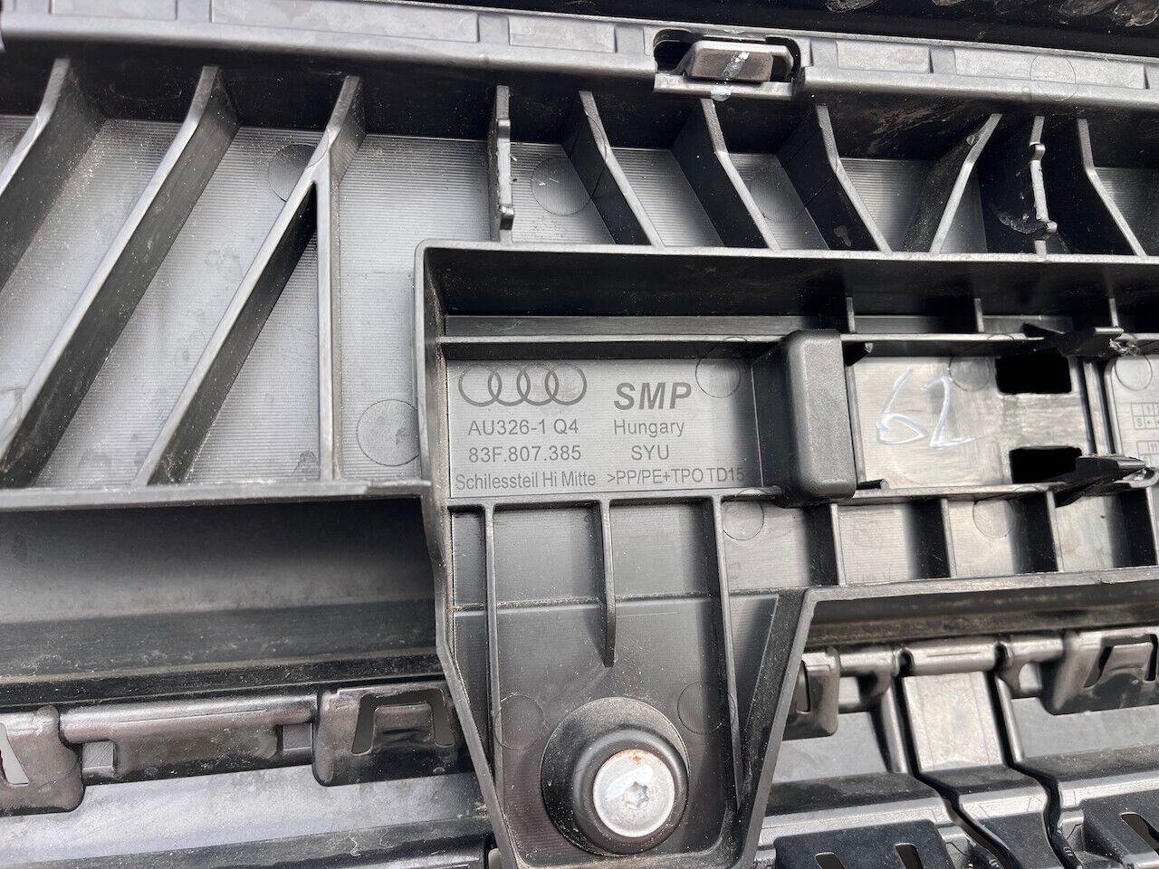 Audi Q3rs Rsq3 Mk2 Sportback 2020-2024 Rear Bumper Black Genuine [a543]