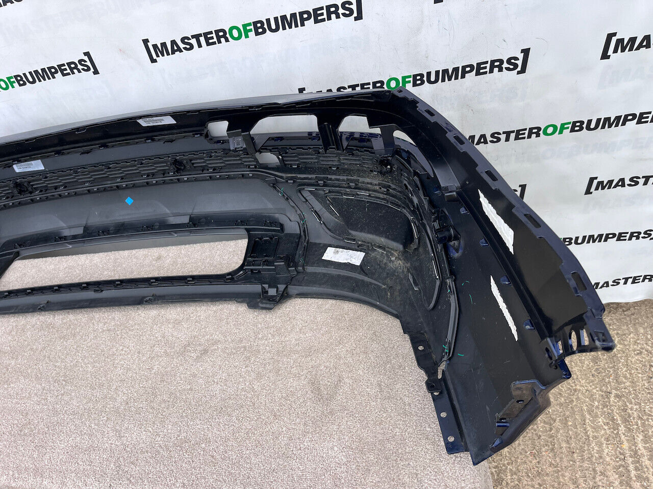 Audi Q7 S Line 44 55 Tfsi Lift 2019-2023 Rear Bumper Blue 6 Pdc Genuine [a592]