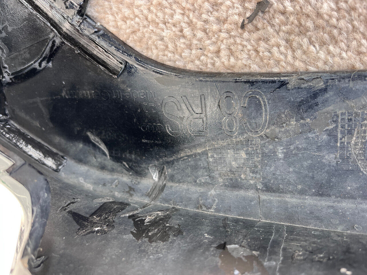 Audi Rs6 Rs7 C8 Black Edition 2020-2024 Front Bumper W/lip Genuine [a614]