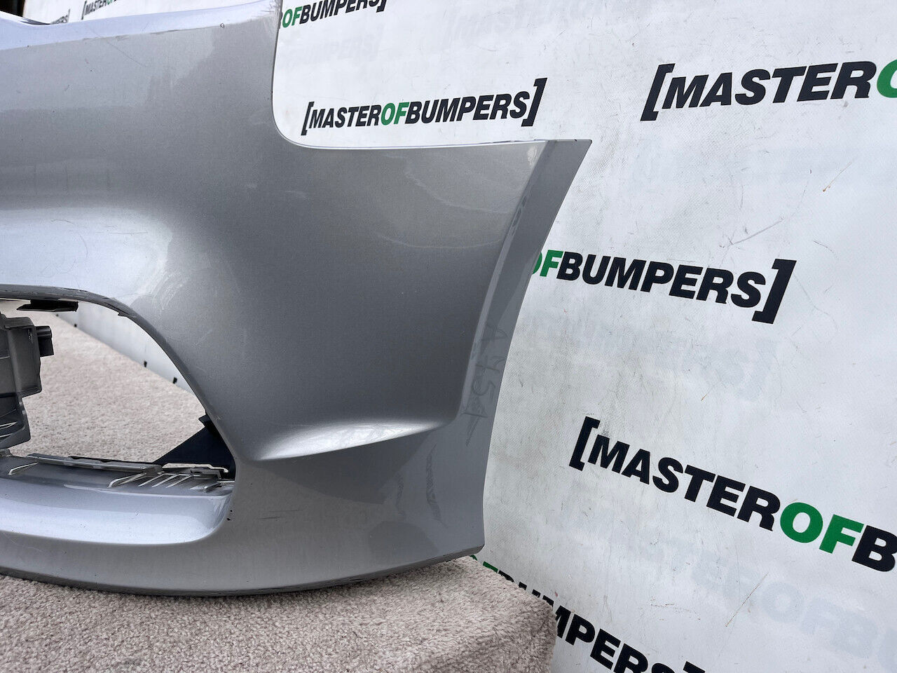 Audi S3 Saloon Cabrio 2012-2015 Front Bumper Silver No Pdc Genuine [a751]