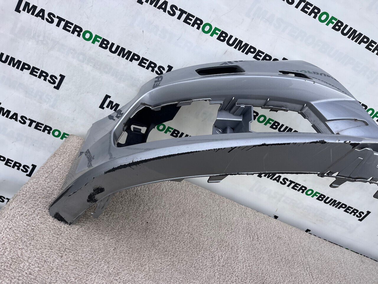 Audi S3 Saloon Cabrio 2012-2015 Front Bumper Silver No Pdc Genuine [a751]