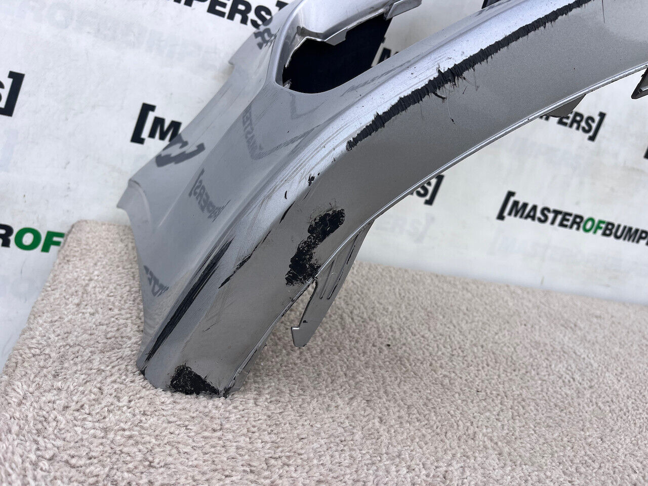 Audi S3 Saloon Cabrio 2012-2015 Front Bumper Silver No Pdc Genuine [a751]