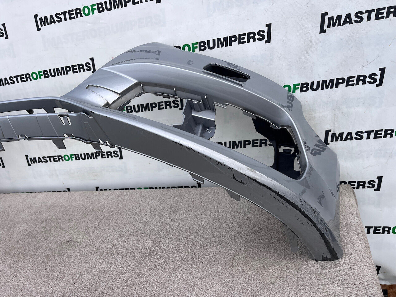 Audi S3 Saloon Cabrio 2012-2015 Front Bumper Silver No Pdc Genuine [a751]