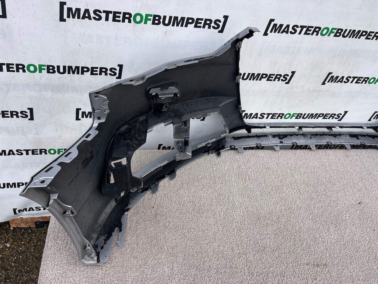 Audi S3 Saloon Cabrio 2012-2015 Front Bumper Silver No Pdc Genuine [a751]