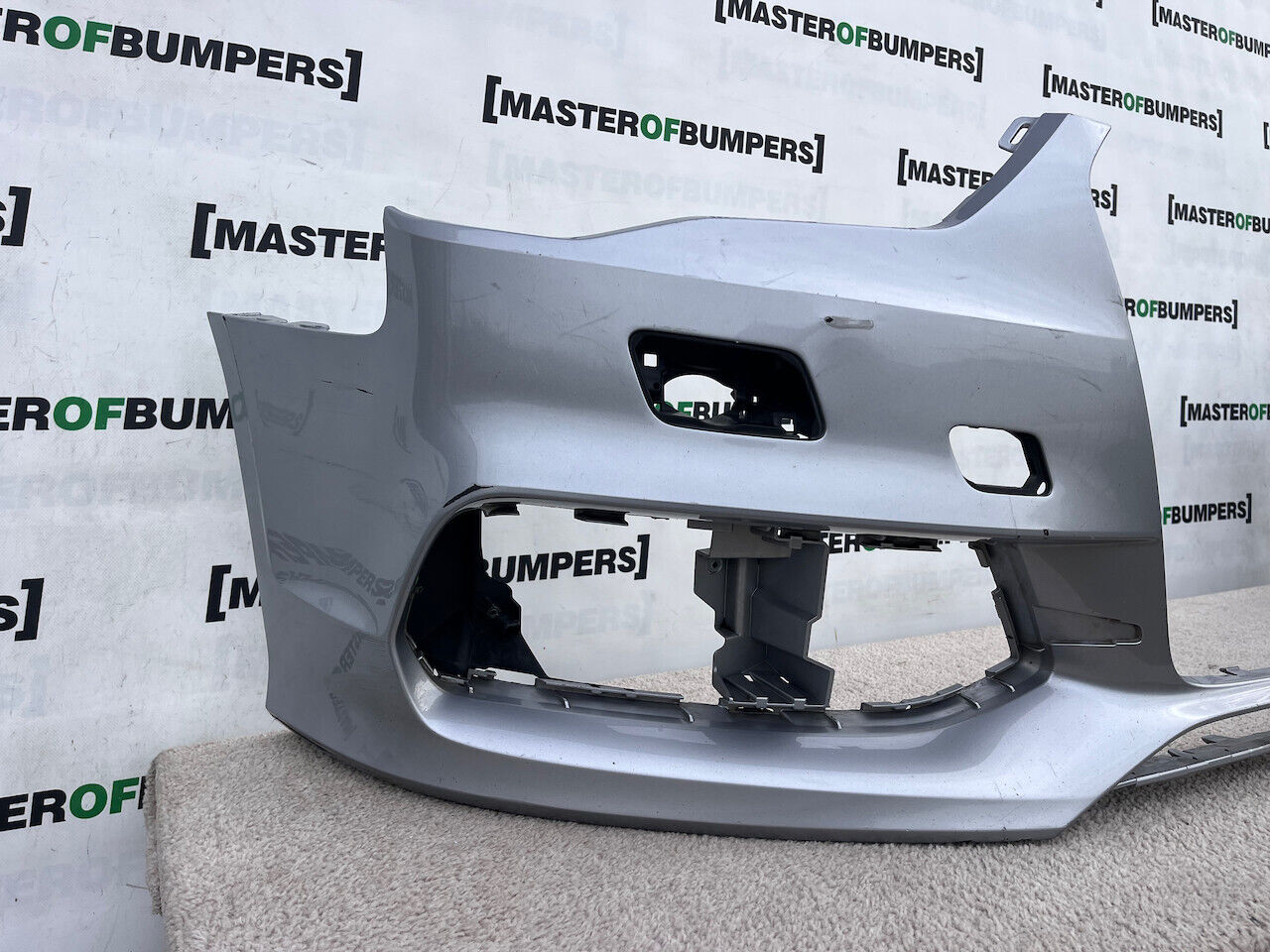 Audi S3 Saloon Cabrio 2012-2015 Front Bumper Silver No Pdc Genuine [a751]