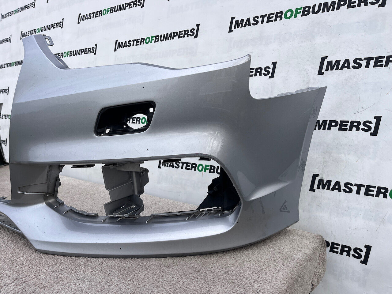 Audi S3 Saloon Cabrio 2012-2015 Front Bumper Silver No Pdc Genuine [a751]