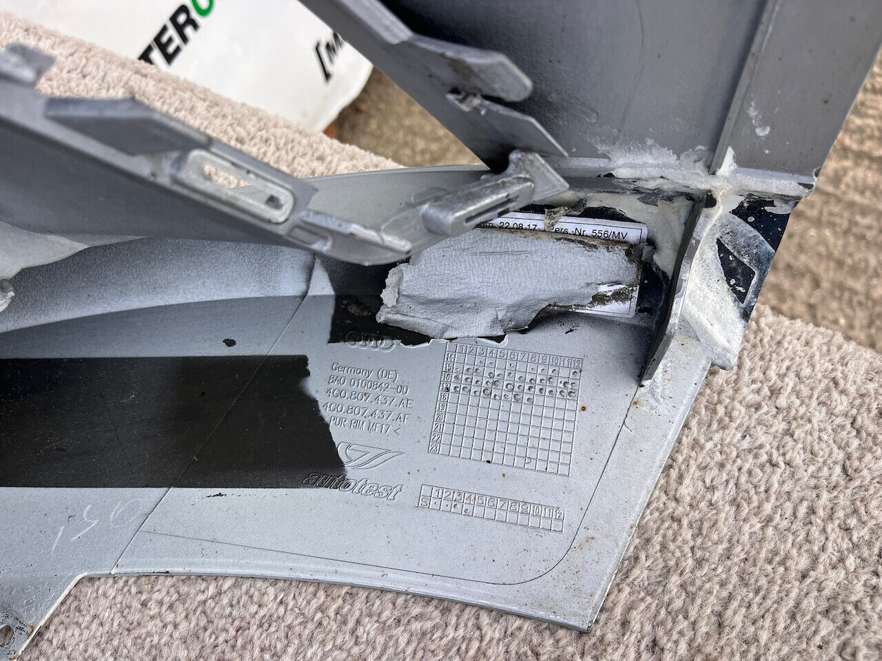 Audi Rs6 C7 Lift Avant/estate 2015-2018 Front Bumper 6 Pdc Genuine [a760]