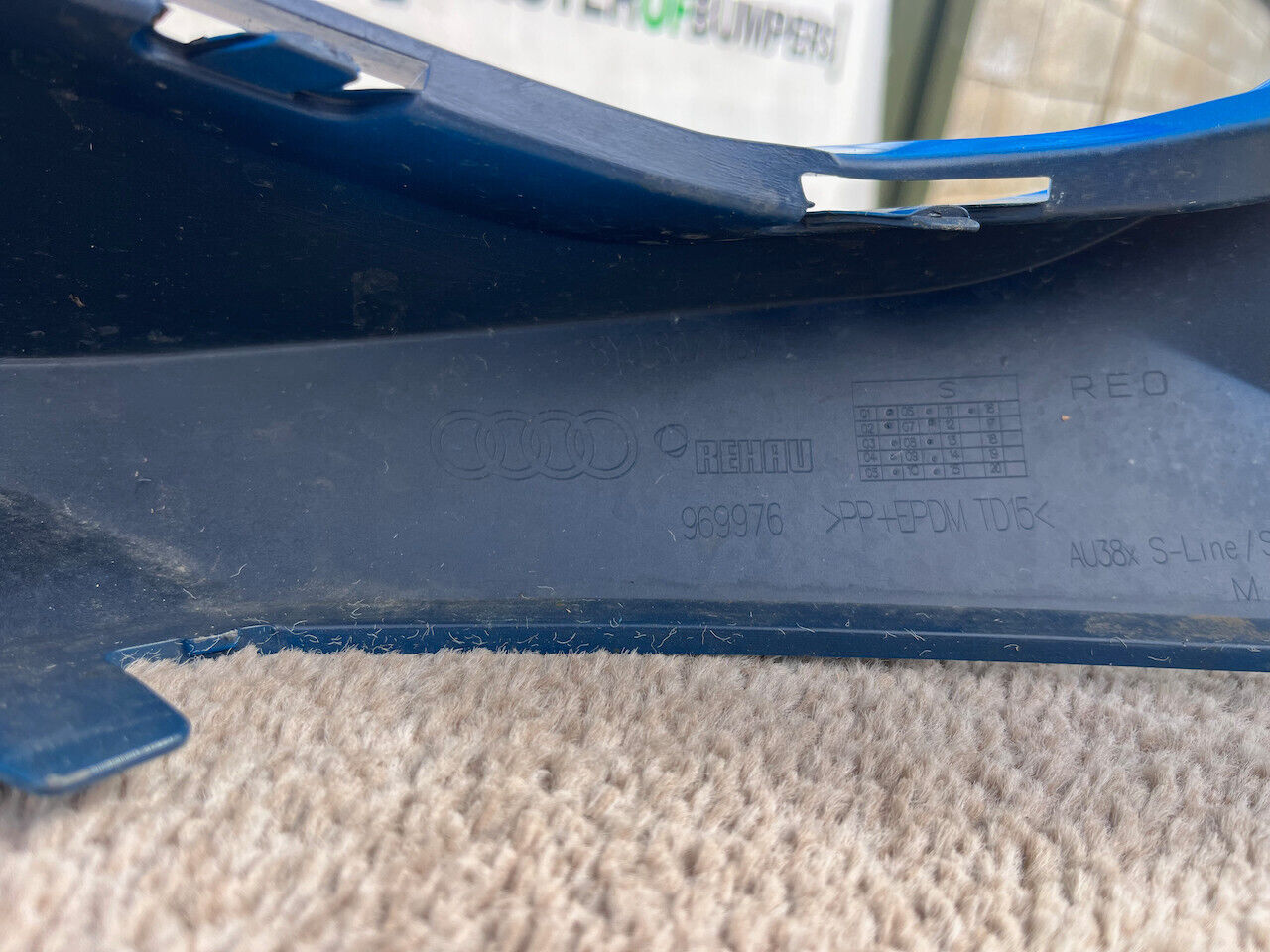 Audi A3 S Line S3 8y Hatchback 2020-2024 Front Bumper 6 Pdc +jets Genuine [a776]