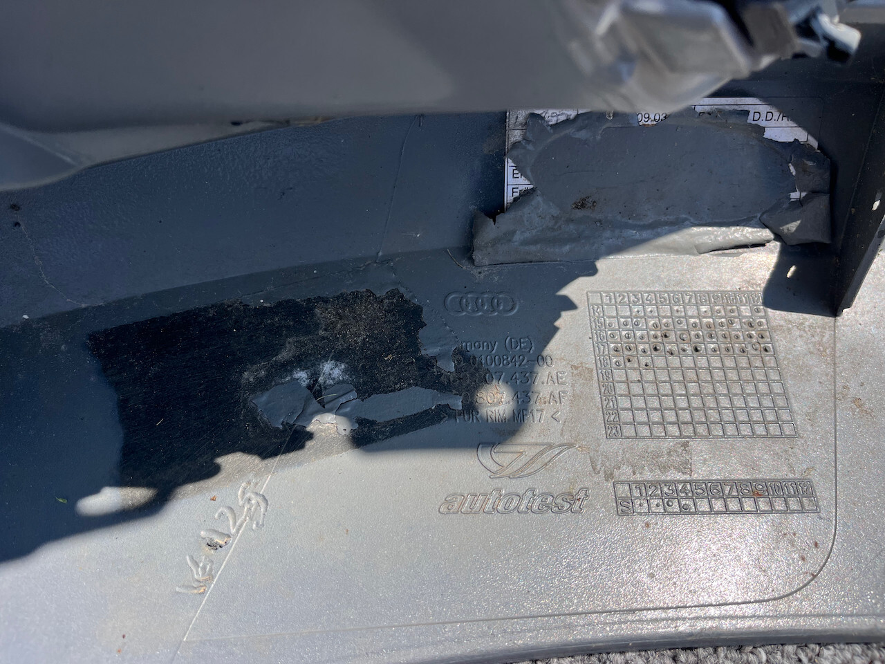 Audi Rs6 C7 Lift Avant/estate 2015-2018 Front Bumper 4 Pdc Genuine [a832]