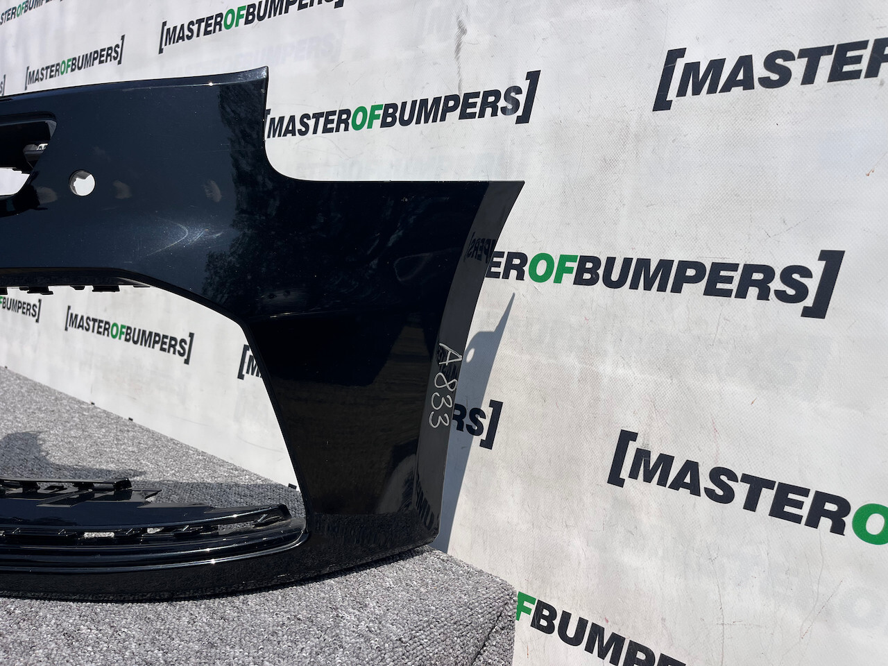 Audi Rs3 Hatchback 8v Lift 2016-2019 Front Bumper 4 Pdc Genuine [a833]