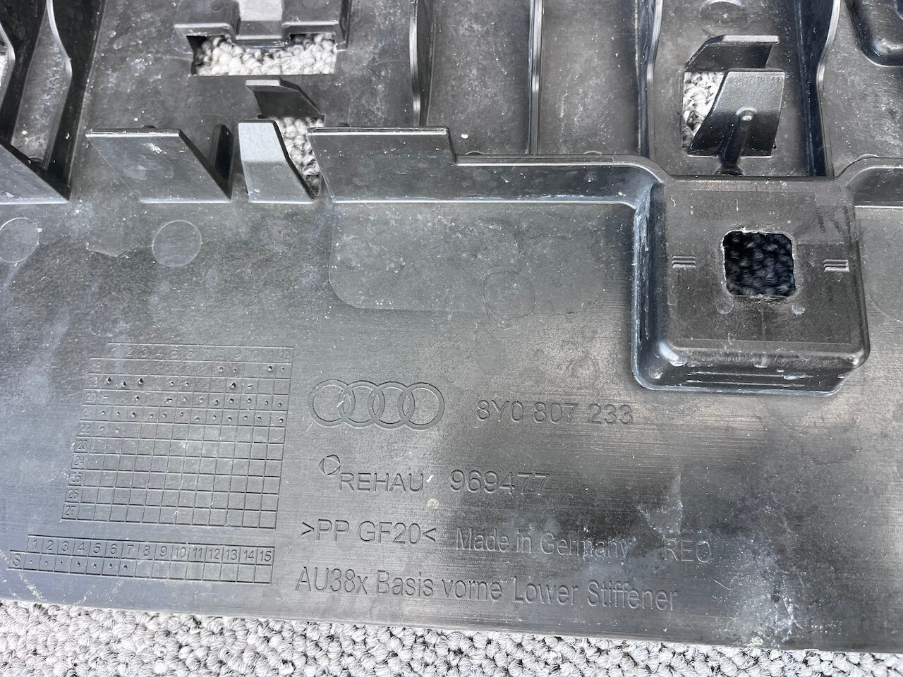 Audi A3 Se Sport Technik 8y Hatchback 2020-2024 Front Bumper Genuine [a849]