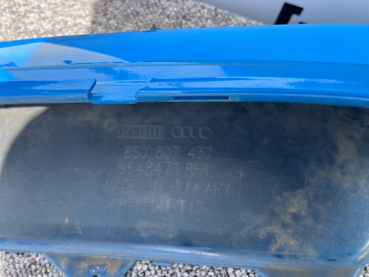 Audi Tt S Line Tts Mk3 Lift Coupe Cabrio 2019-2023 Front Bumper Genuine [a876]