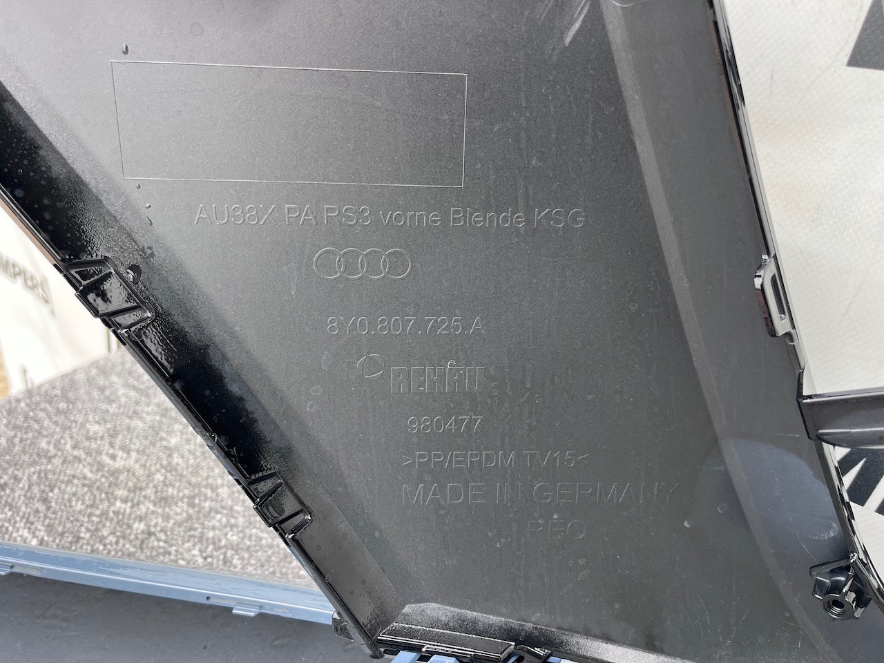 Audi Rs3 Hatchback Saloon Mk4 Lift 2025-on Front Bumper Genuine [a892]