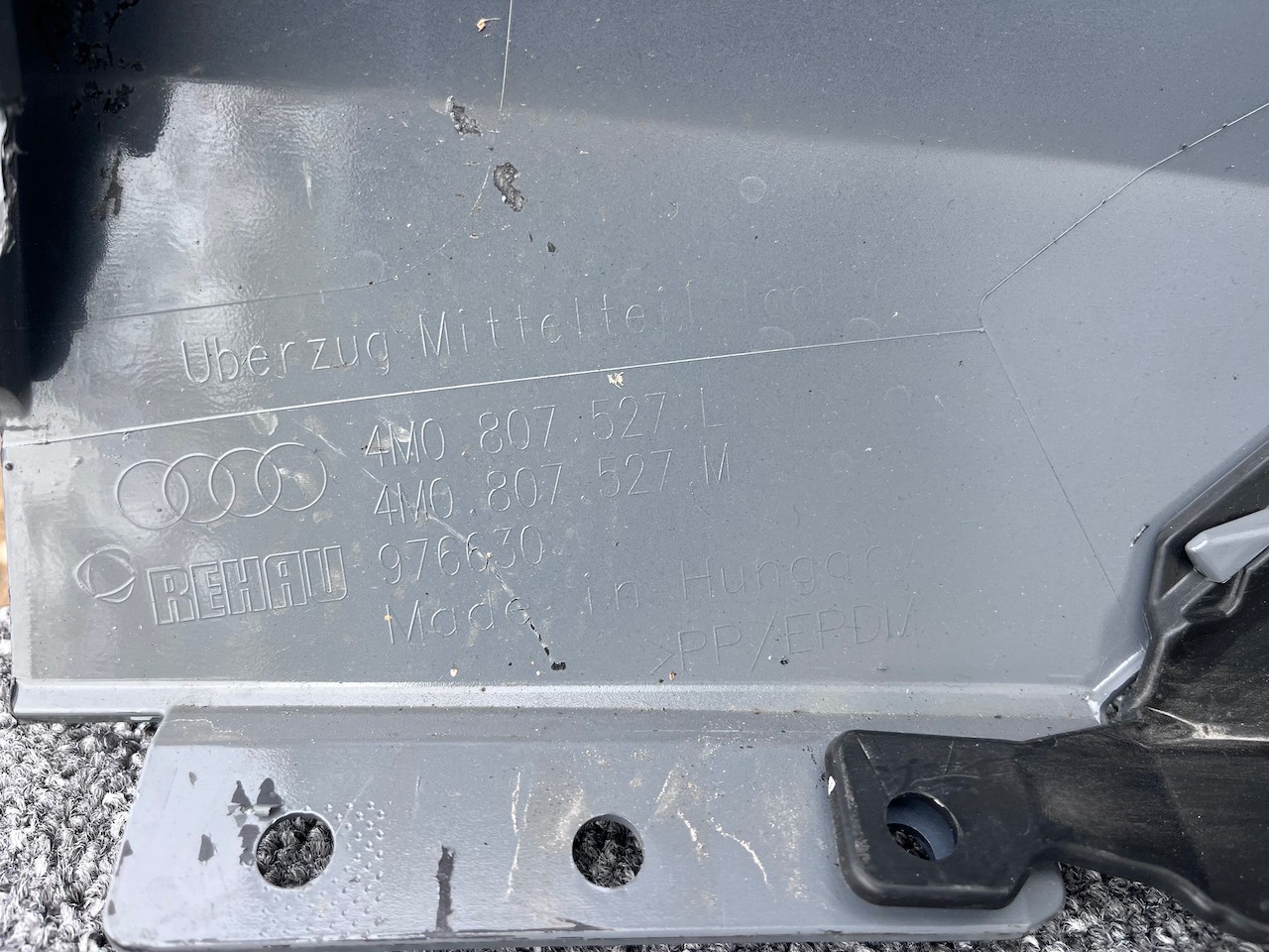 Audi Sq7 S Line Black Edition Mk3 Suv 2024-on Rear Bumper 6 Pdc Genuine [a810]