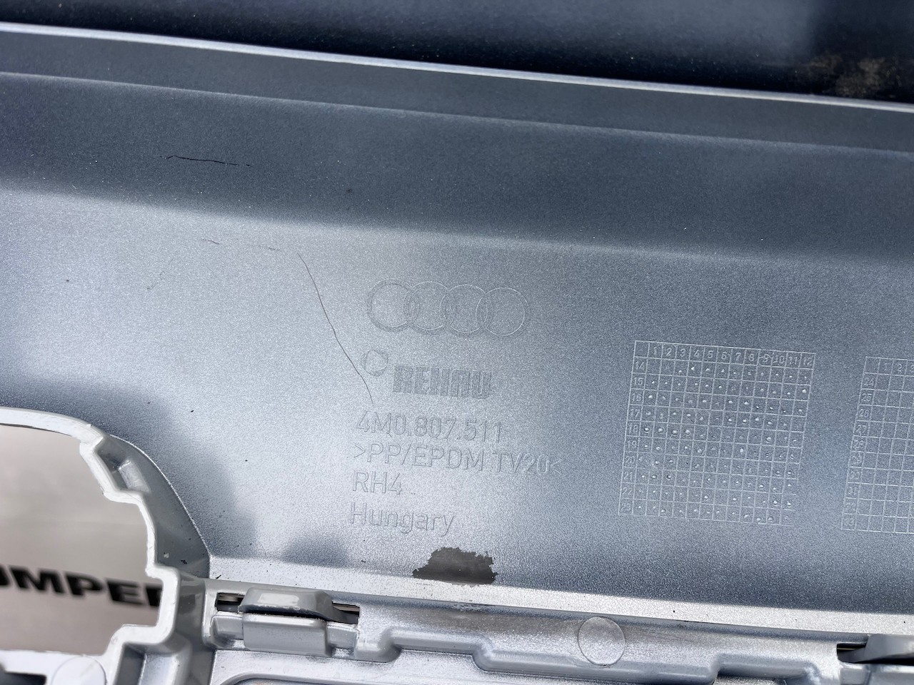 Audi Sq7 S Line Black Edition Mk3 Suv 2024-on Rear Bumper 6 Pdc Genuine [a810]