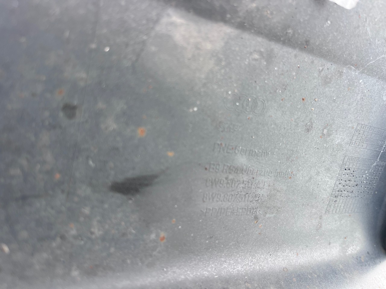 Audi Rs4 Black Edition B9 Estate 2018-2023 Rear Bumper 6 Pdc Genuine [a814]