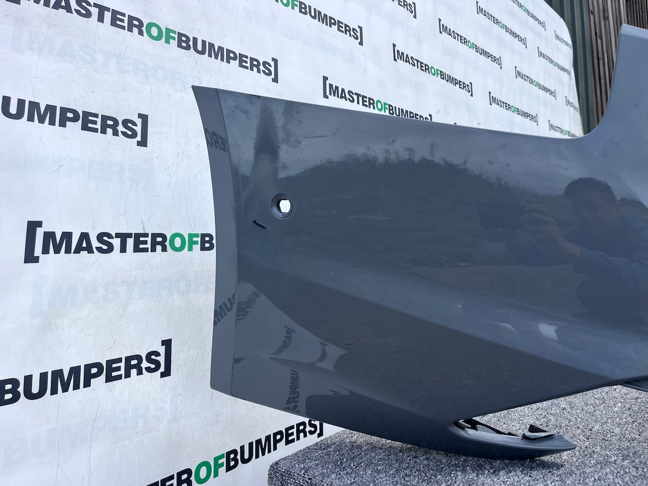 Audi Rs4 Black Edition B9 Estate 2018-2023 Rear Bumper 6 Pdc Genuine [a814]