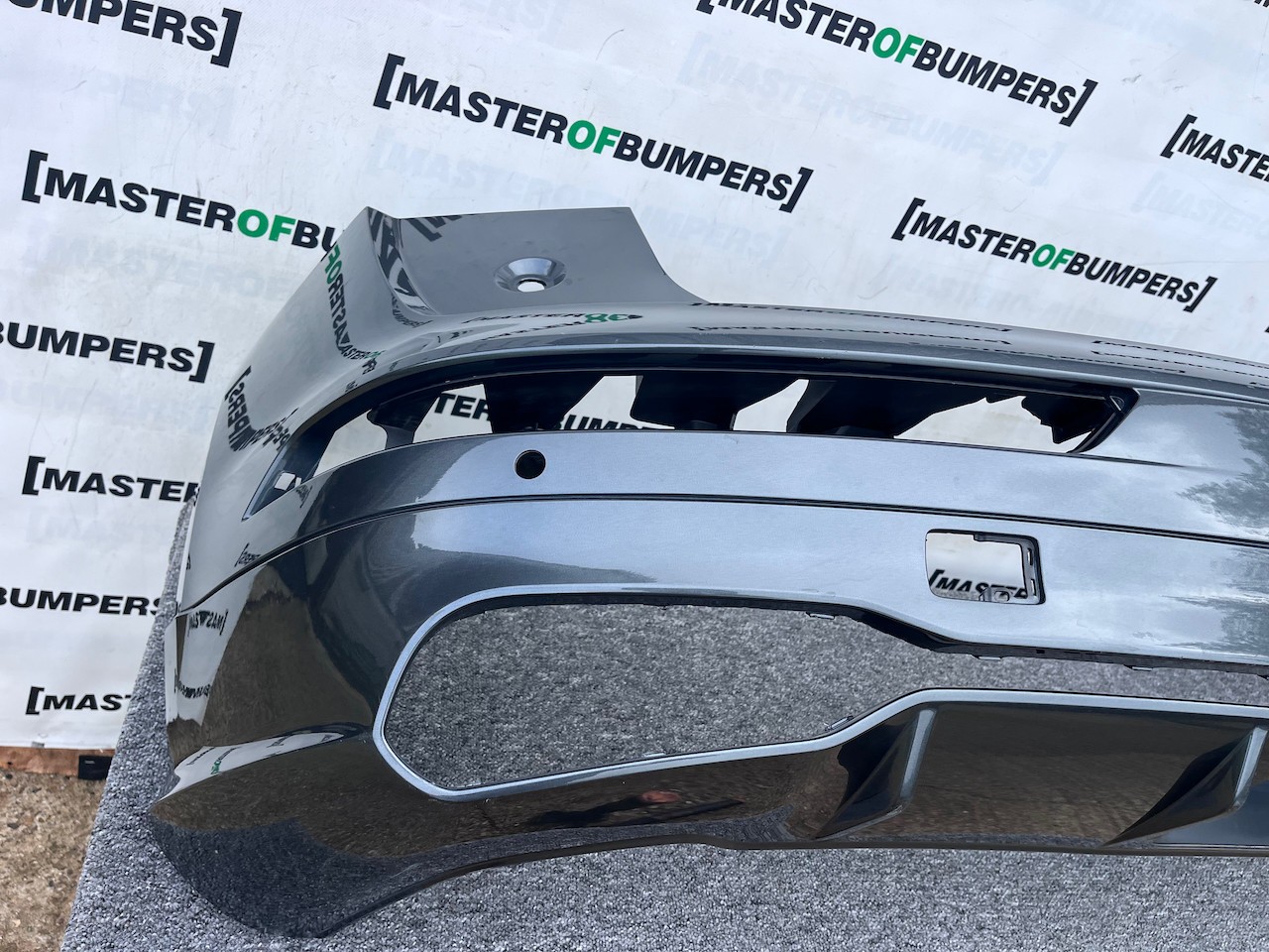 Audi Q5 S Line Sq5 Mk 2017-2020 Rear Bumper W/ Diffuser 4 Pdc Genuine [a816]