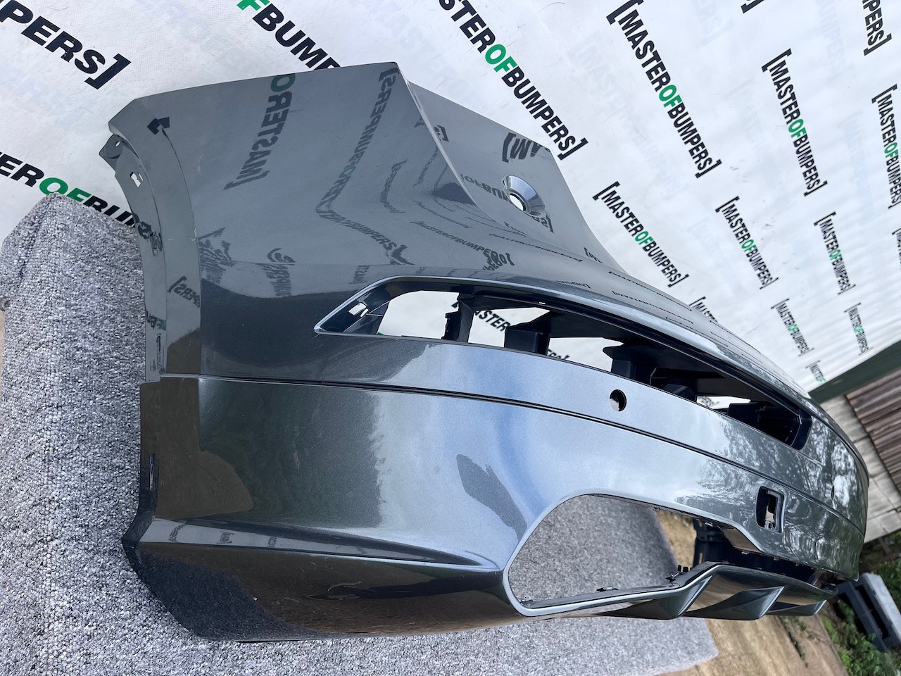 Audi Q5 S Line Sq5 Mk 2017-2020 Rear Bumper W/ Diffuser 4 Pdc Genuine [a816]