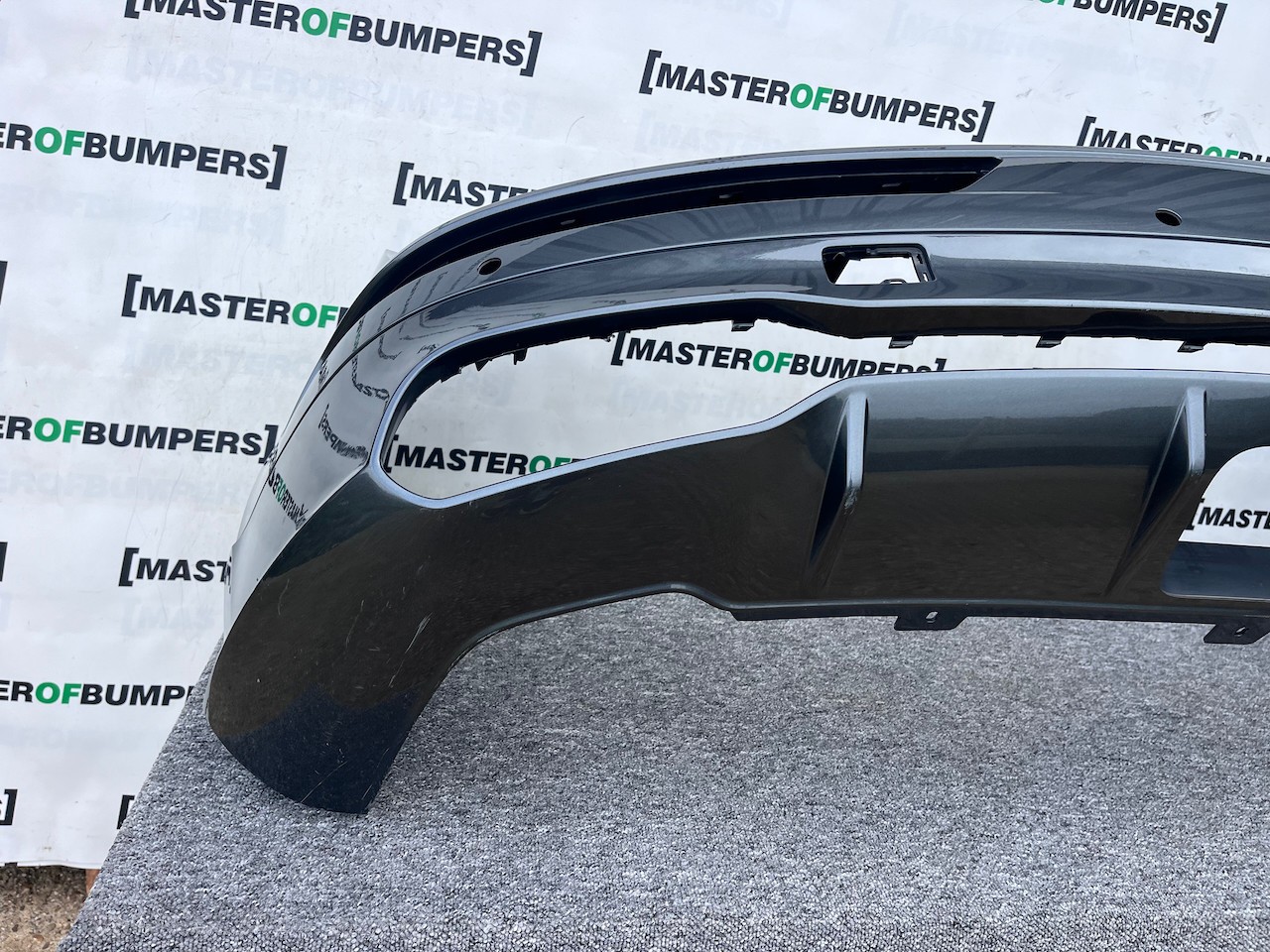 Audi Q5 S Line Sq5 Mk 2017-2020 Rear Bumper W/ Diffuser 4 Pdc Genuine [a816]