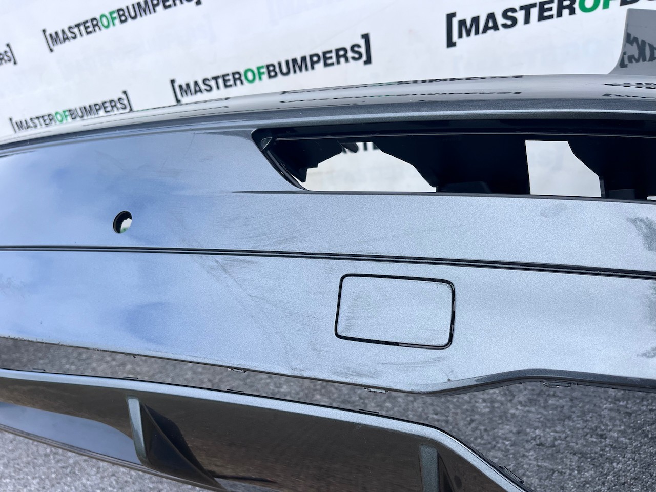 Audi Q5 S Line Sq5 Mk 2017-2020 Rear Bumper W/ Diffuser 4 Pdc Genuine [a816]