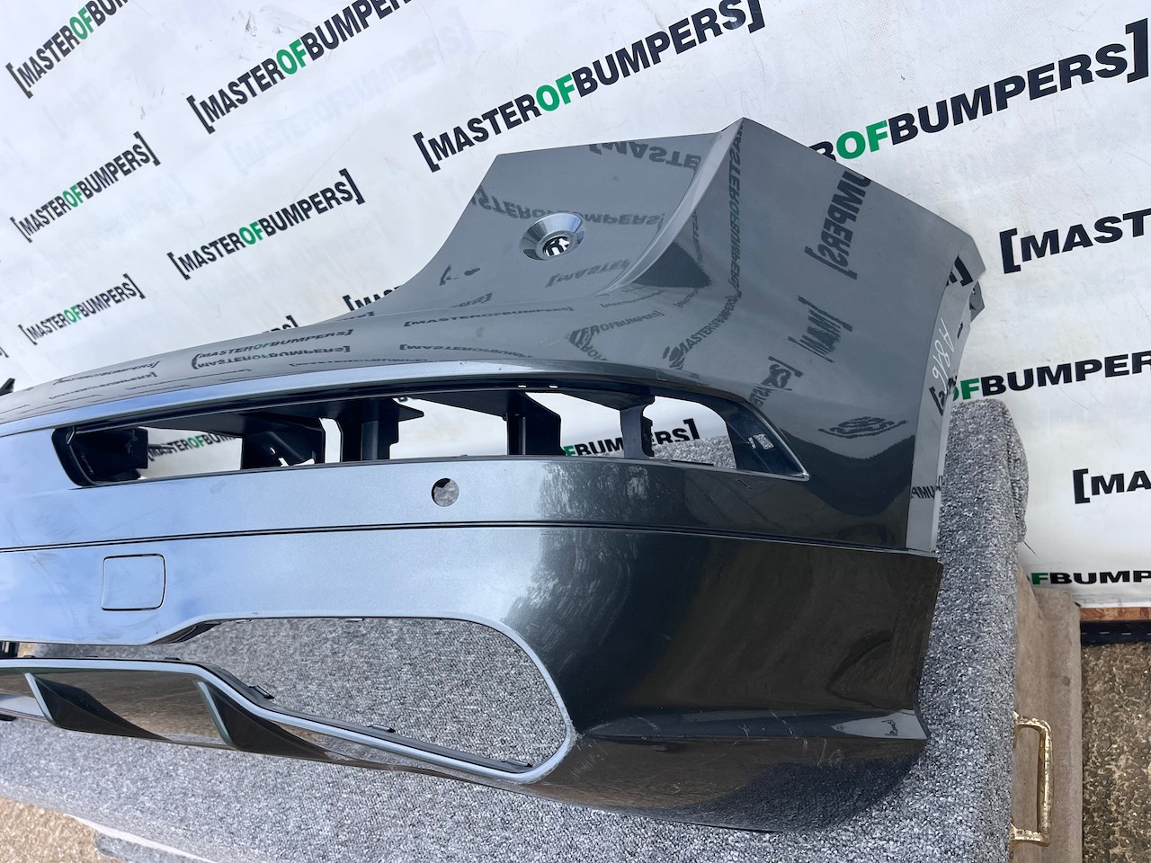 Audi Q5 S Line Sq5 Mk 2017-2020 Rear Bumper W/ Diffuser 4 Pdc Genuine [a816]