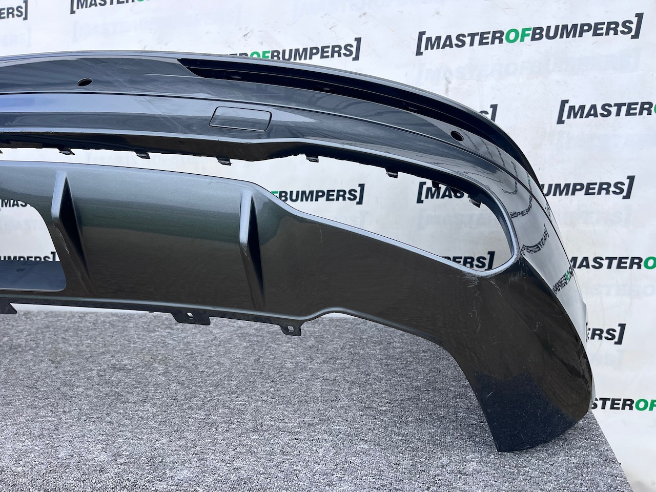 Audi Q5 S Line Sq5 Mk 2017-2020 Rear Bumper W/ Diffuser 4 Pdc Genuine [a816]