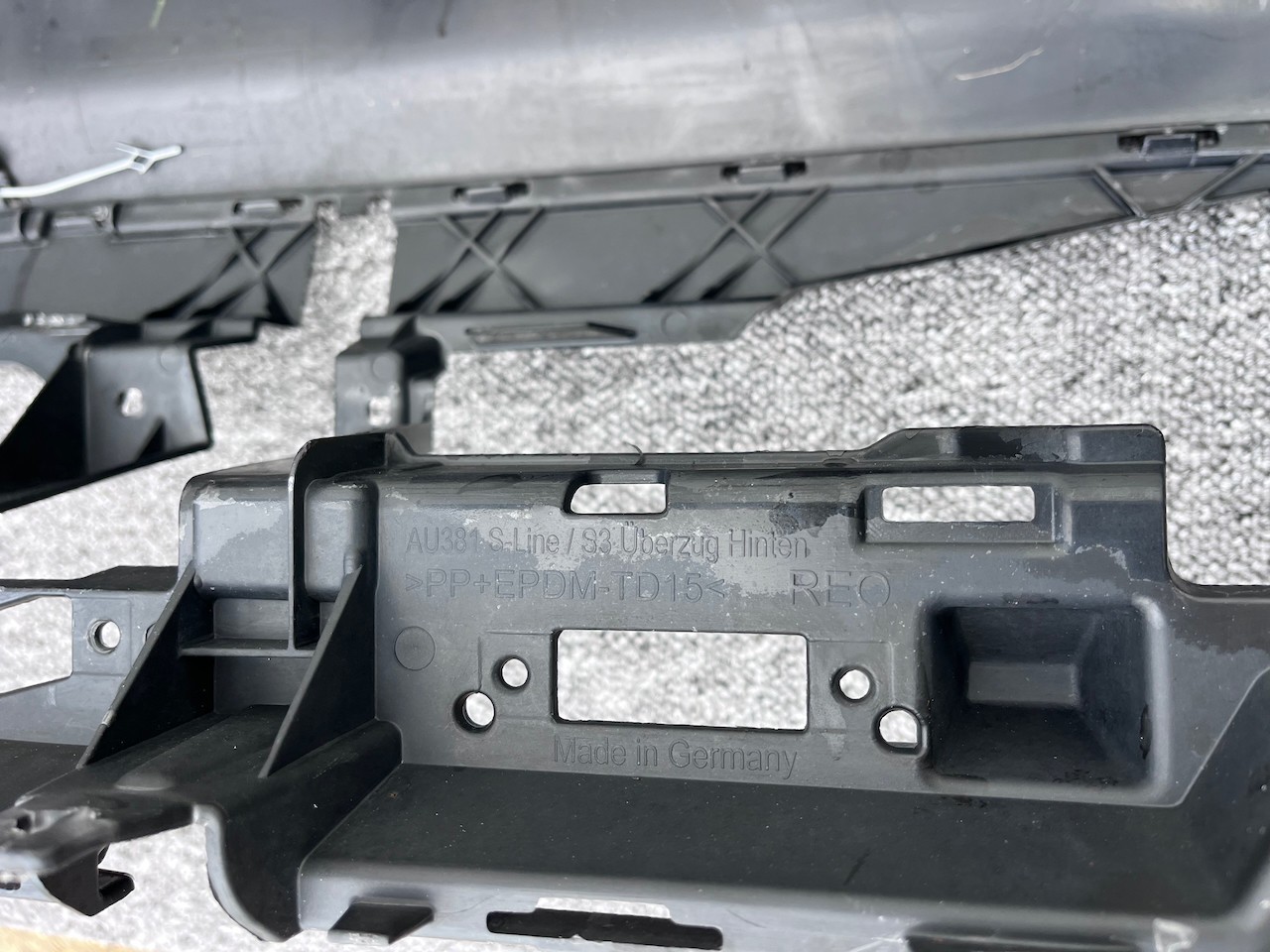 Audi A3 S Line S3 Saloon Only 2021-2023 Rear Bumper 4 Pdc Genuine [a817]