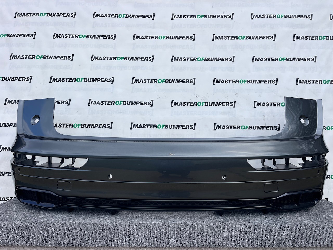 Audi Q5 S Line Sq5 Mk 2017-2020 Rear Bumper W/ Diffuser 4 Pdc Genuine [a866]