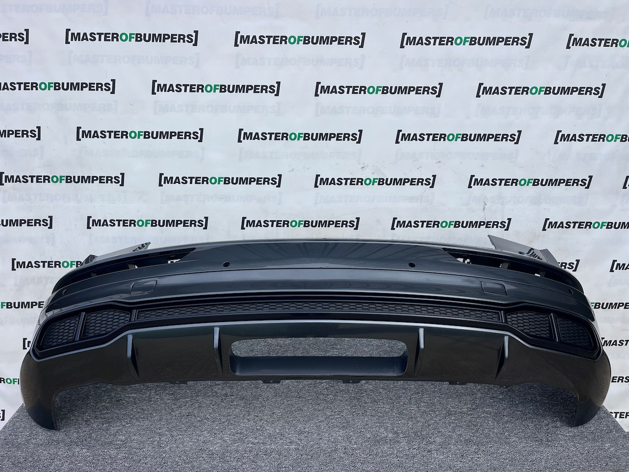 Audi Q5 S Line Sq5 Mk 2017-2020 Rear Bumper W/ Diffuser 4 Pdc Genuine [a866]