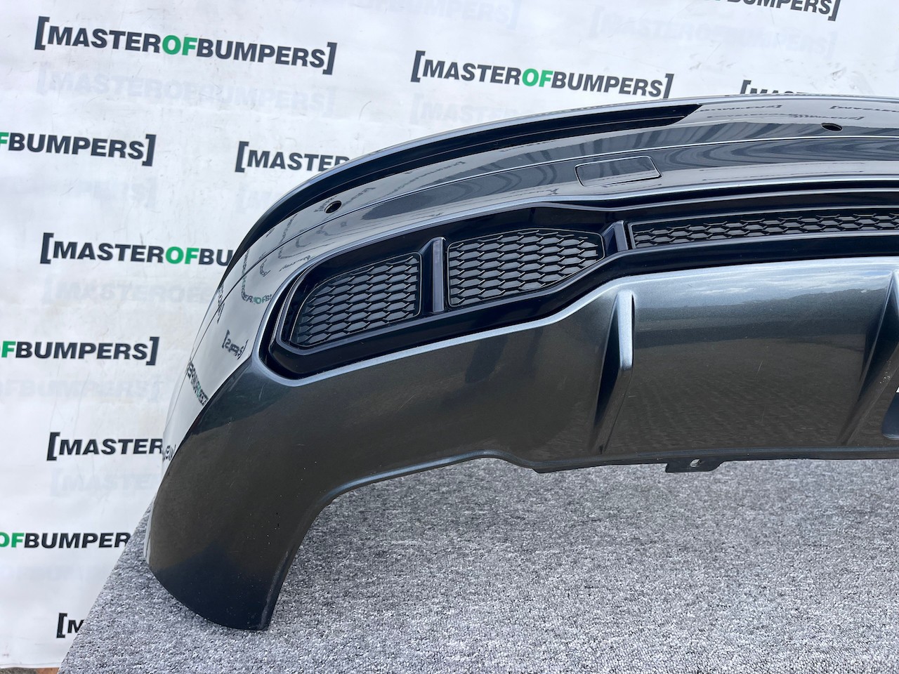 Audi Q5 S Line Sq5 Mk 2017-2020 Rear Bumper W/ Diffuser 4 Pdc Genuine [a866]