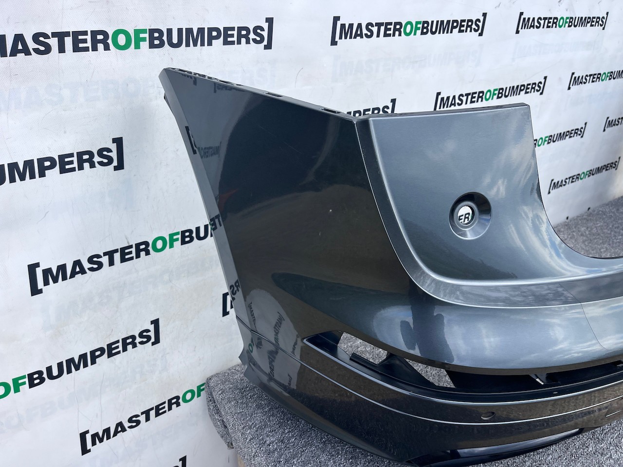 Audi Q5 S Line Sq5 Mk 2017-2020 Rear Bumper W/ Diffuser 4 Pdc Genuine [a866]