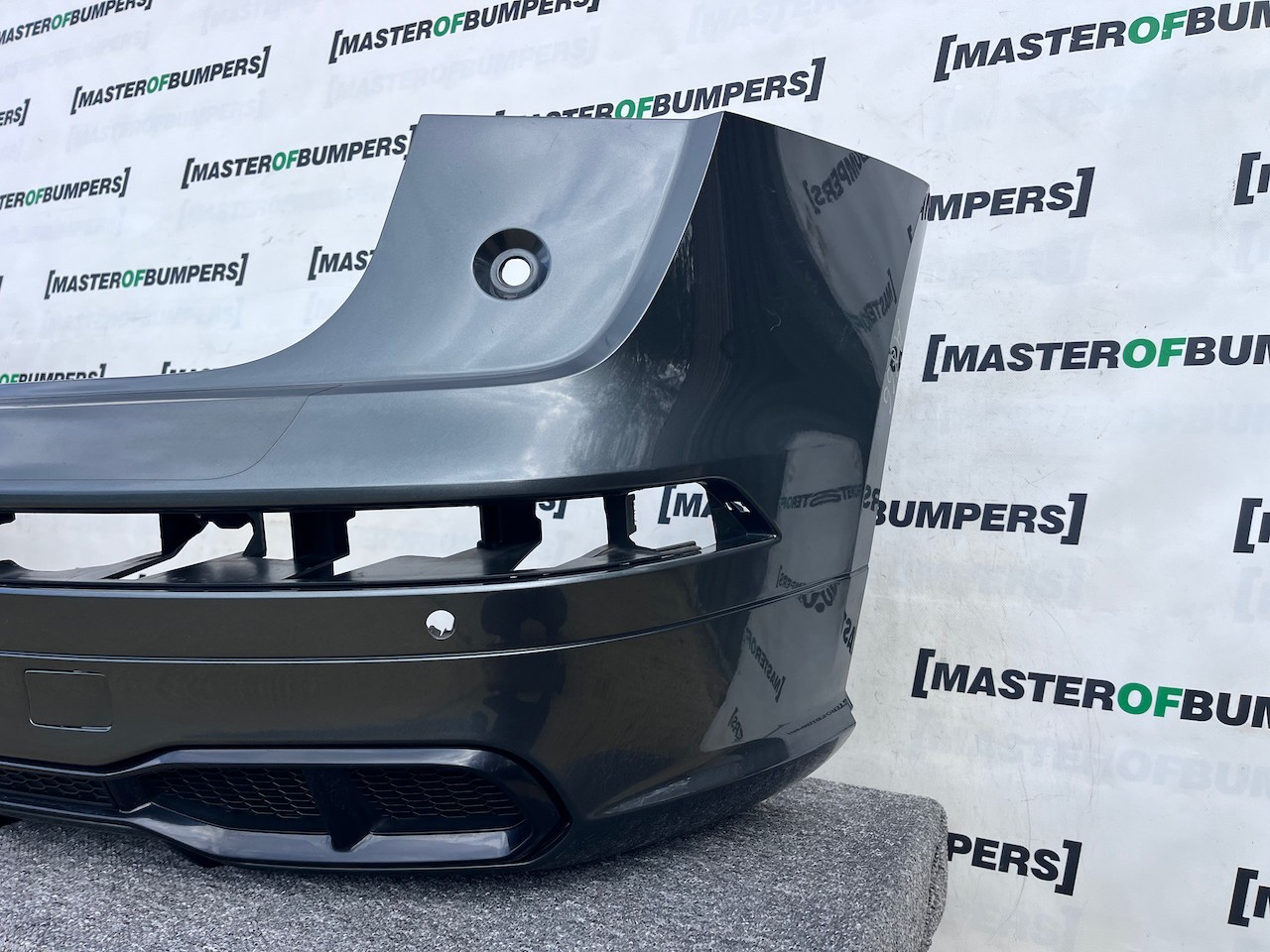 Audi Q5 S Line Sq5 Mk 2017-2020 Rear Bumper W/ Diffuser 4 Pdc Genuine [a866]