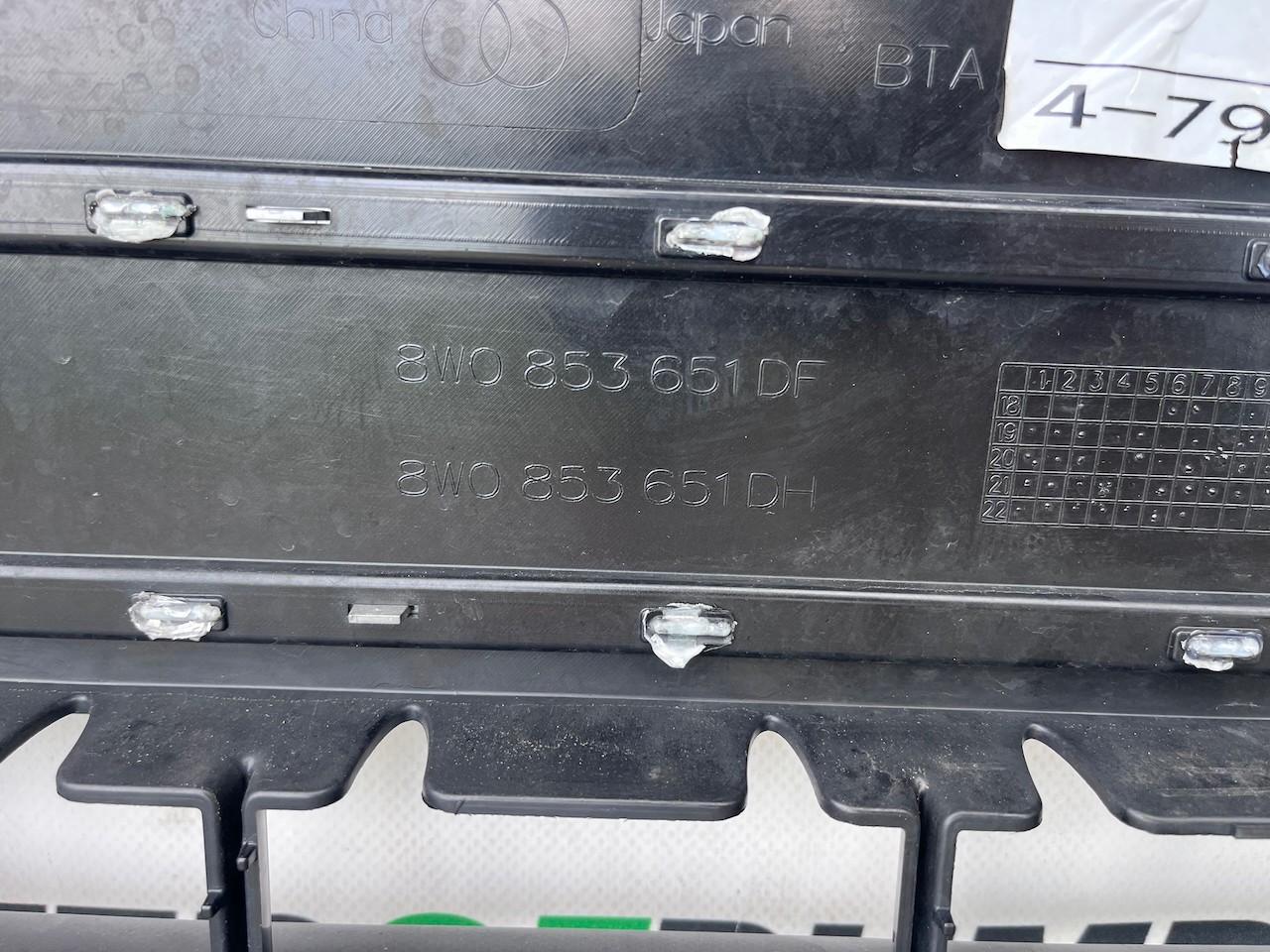 Audi A4 Sport B9 Lift Saloon Estate 2019-2024 Front Bumper 4 Pdc Genuine [a850]