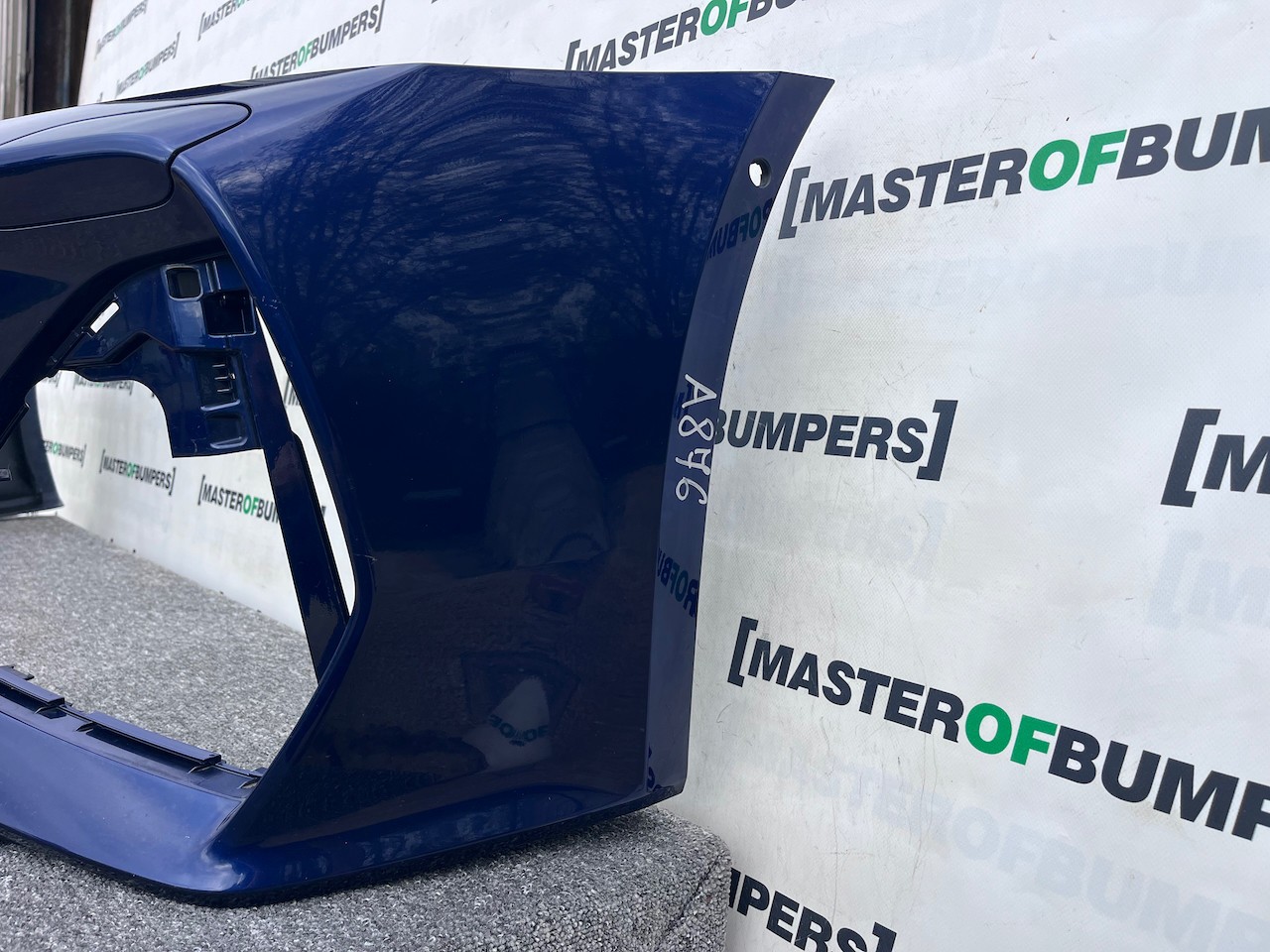 Audi Rs6 Rs7 C8 Black Edition 2020-2025 Front Bumper Blue 6 Pdc Genuine [a876]