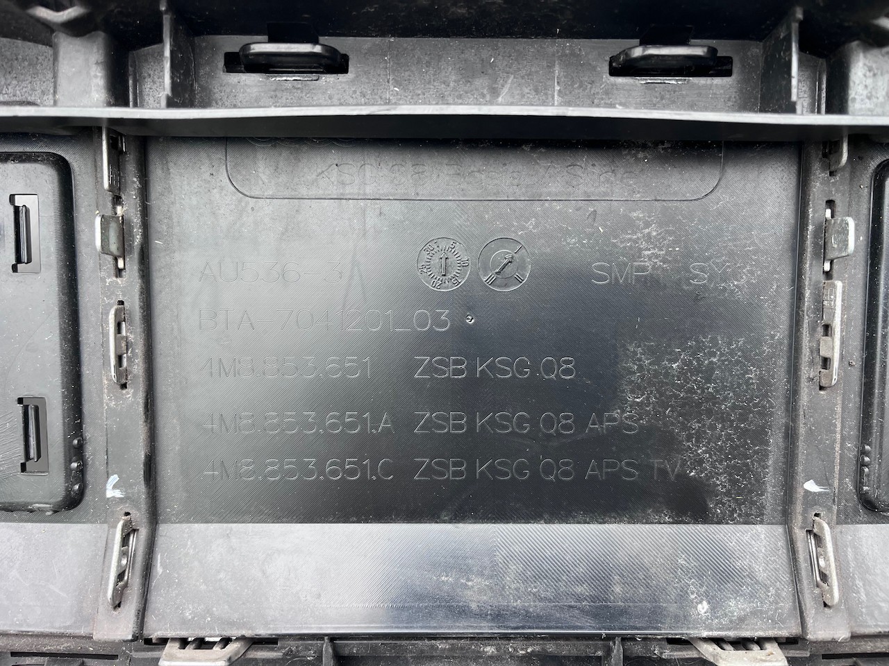 Audi Q8 S Line Black Edition Suv 2019-2023 Front Bumper 6 Pdc Genuine [a885]