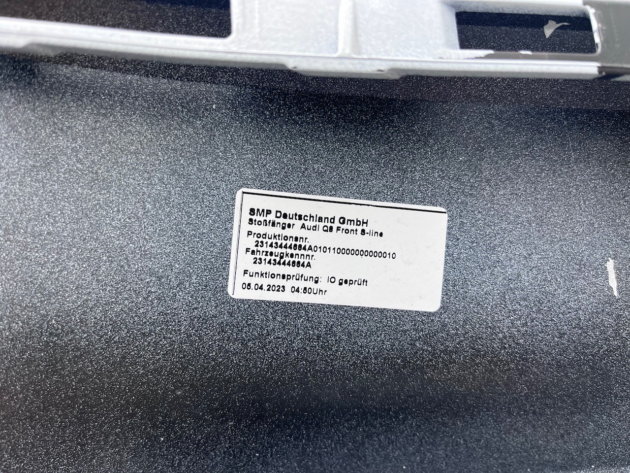 Audi Q8 S Line Black Edition Suv 2019-2023 Front Bumper 6 Pdc Genuine [a885]