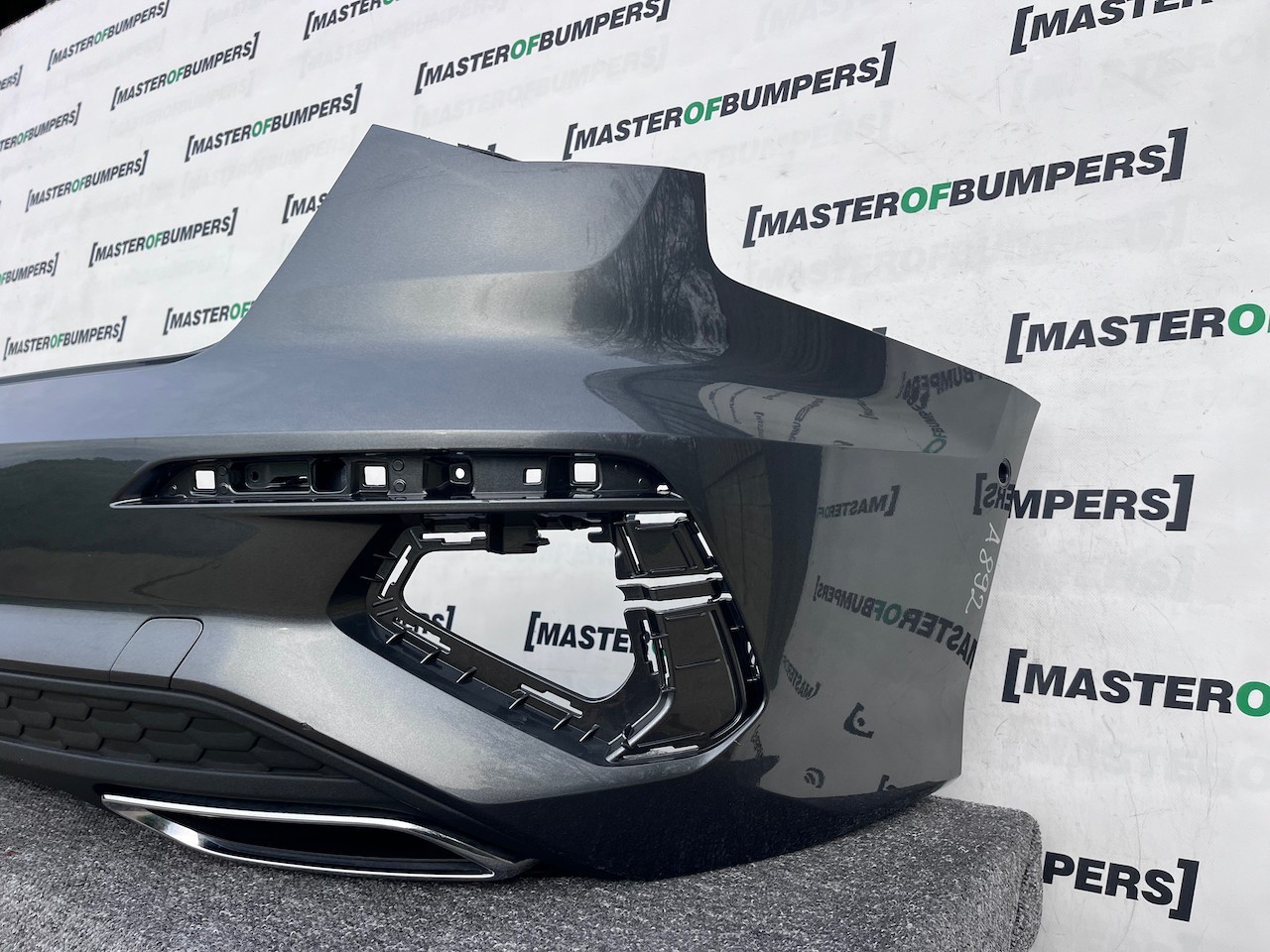 Audi A3 S Line S3 Saloon Only 2021-2023 Rear Bumper 6 Pdc Genuine [a892]